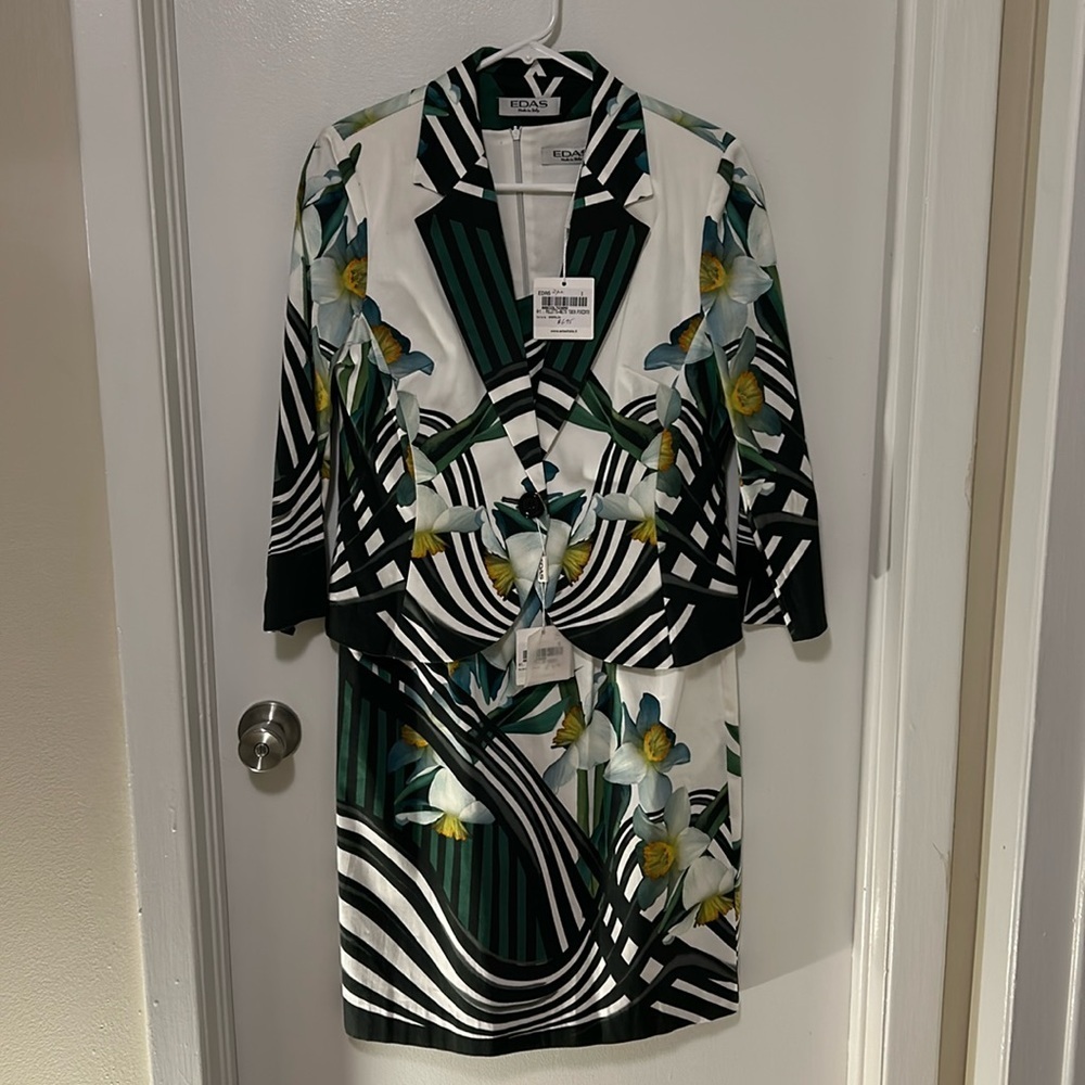 Ladies Edas 2pc Dress and matching jacket.